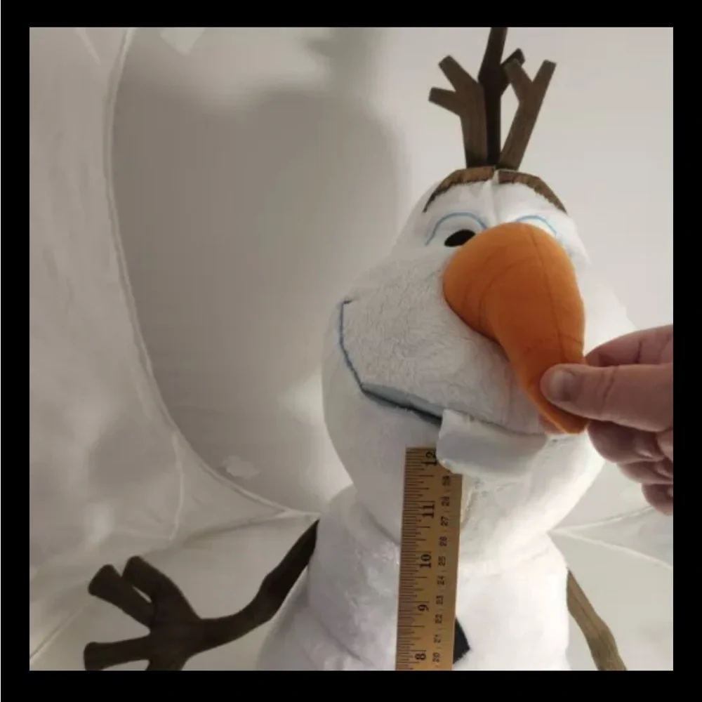 Disney Store Olaf Large Plush Stuffed Toy Soft Eyes Huggable